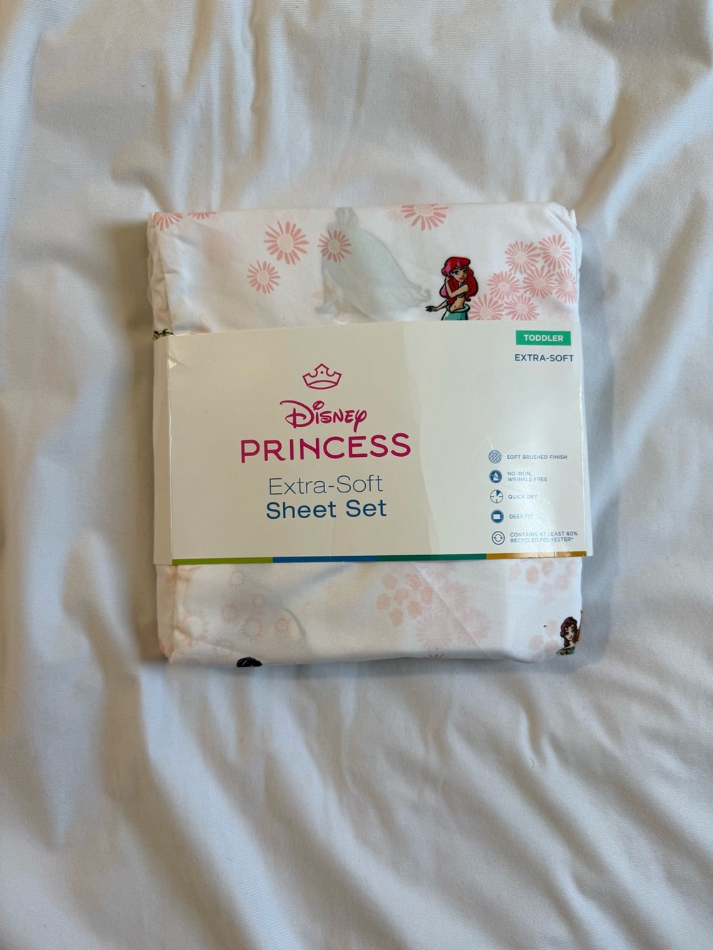 🆕 The Big One Toddler Sheet Set- Disney Garden Princesses